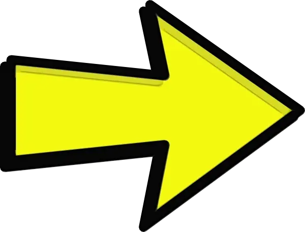 Yellow Right Arrow with Black Border