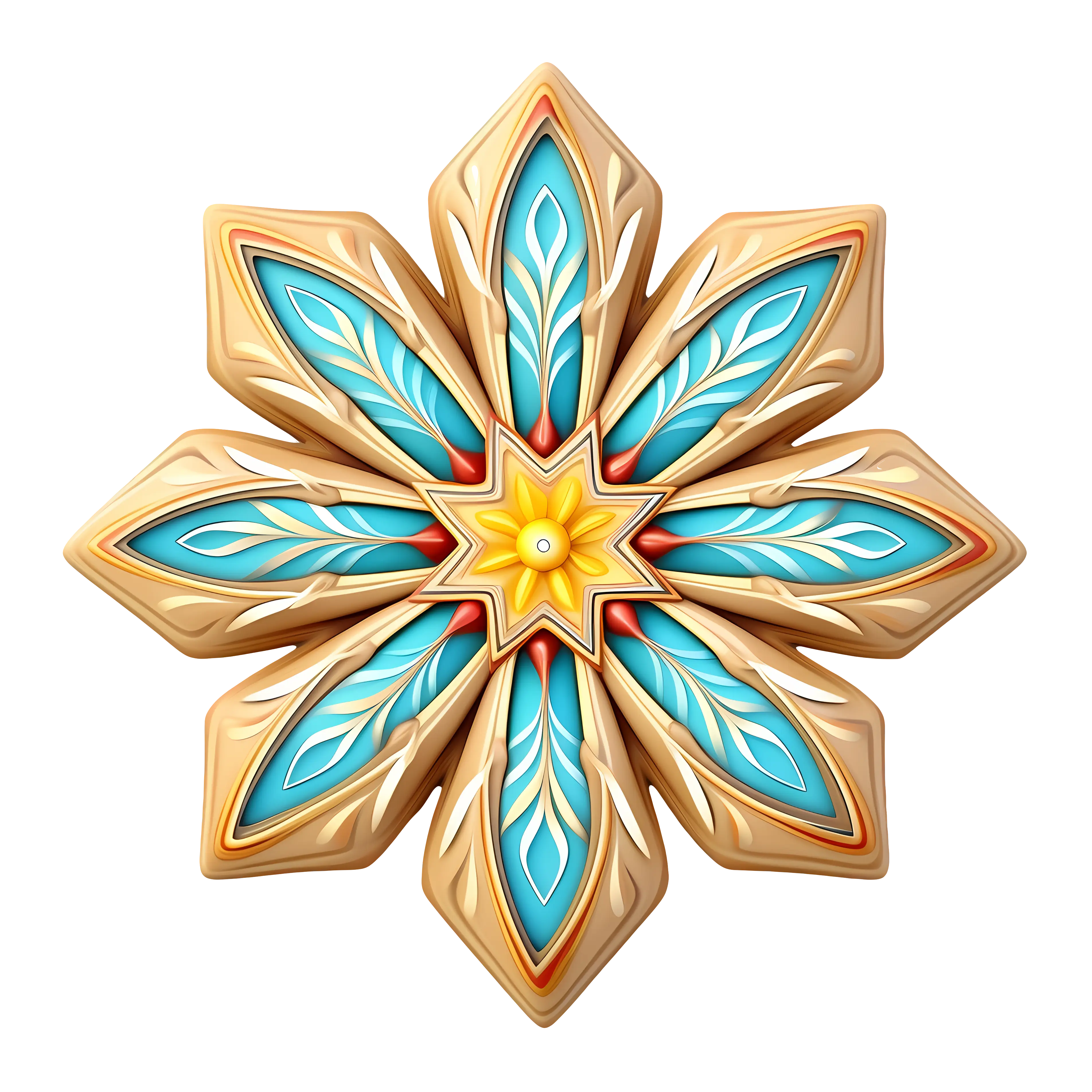 Decorative Snowflake Ornament for Festive Seasons