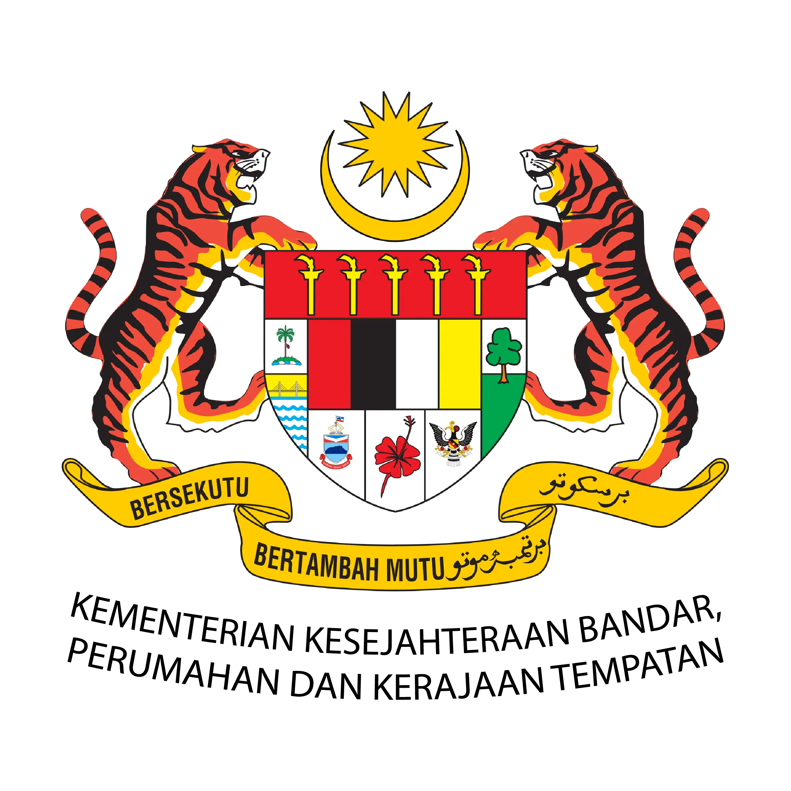 Malaysia National Coat of Arms Logo Design