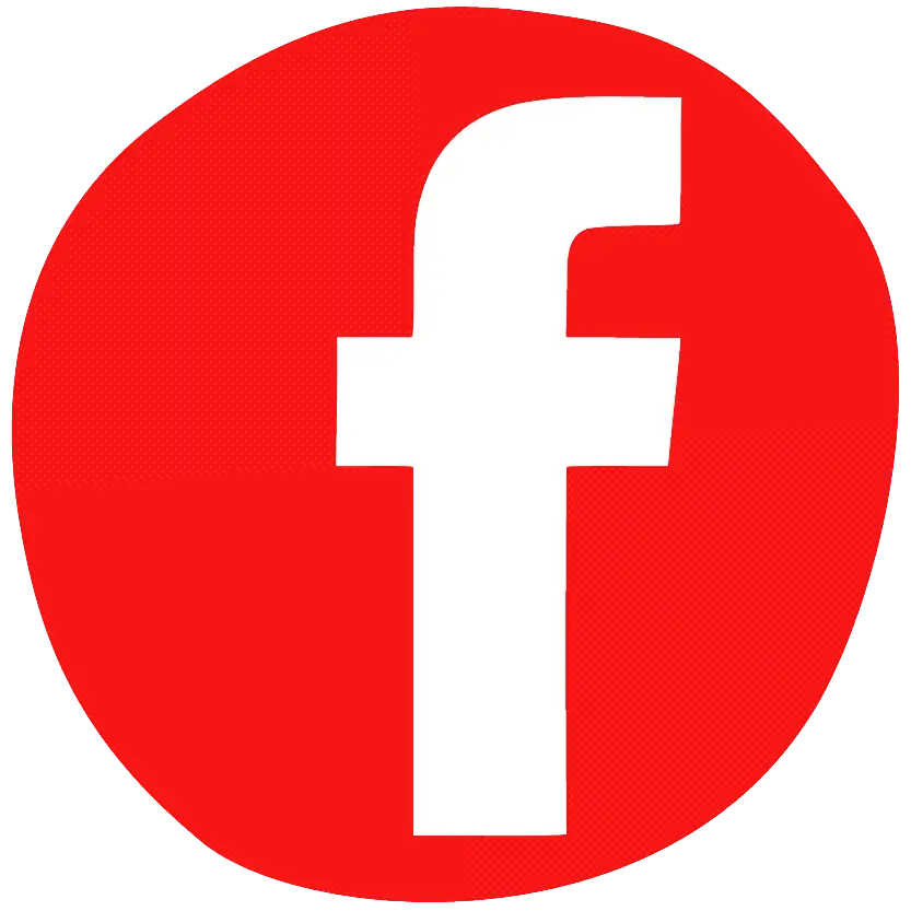 Red Circle Logo with White F
