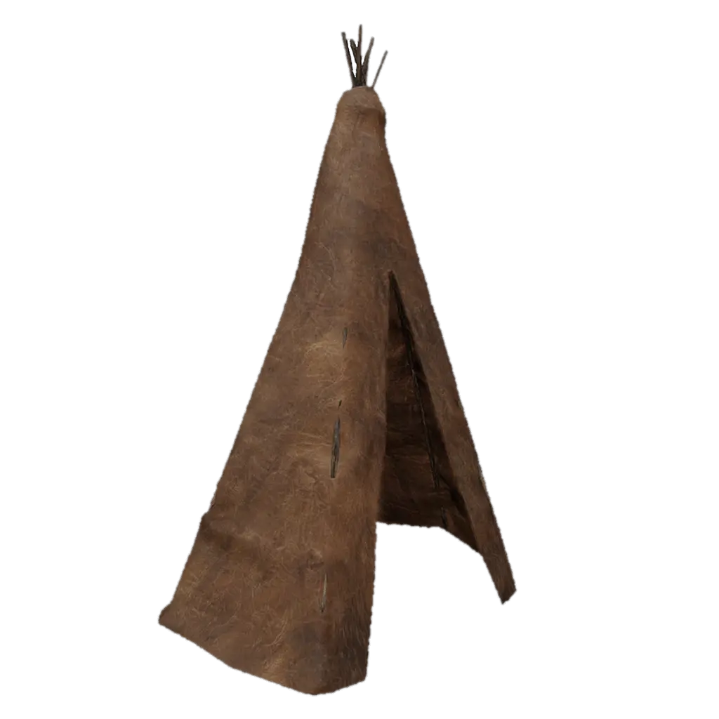 Brown Teepee Structure