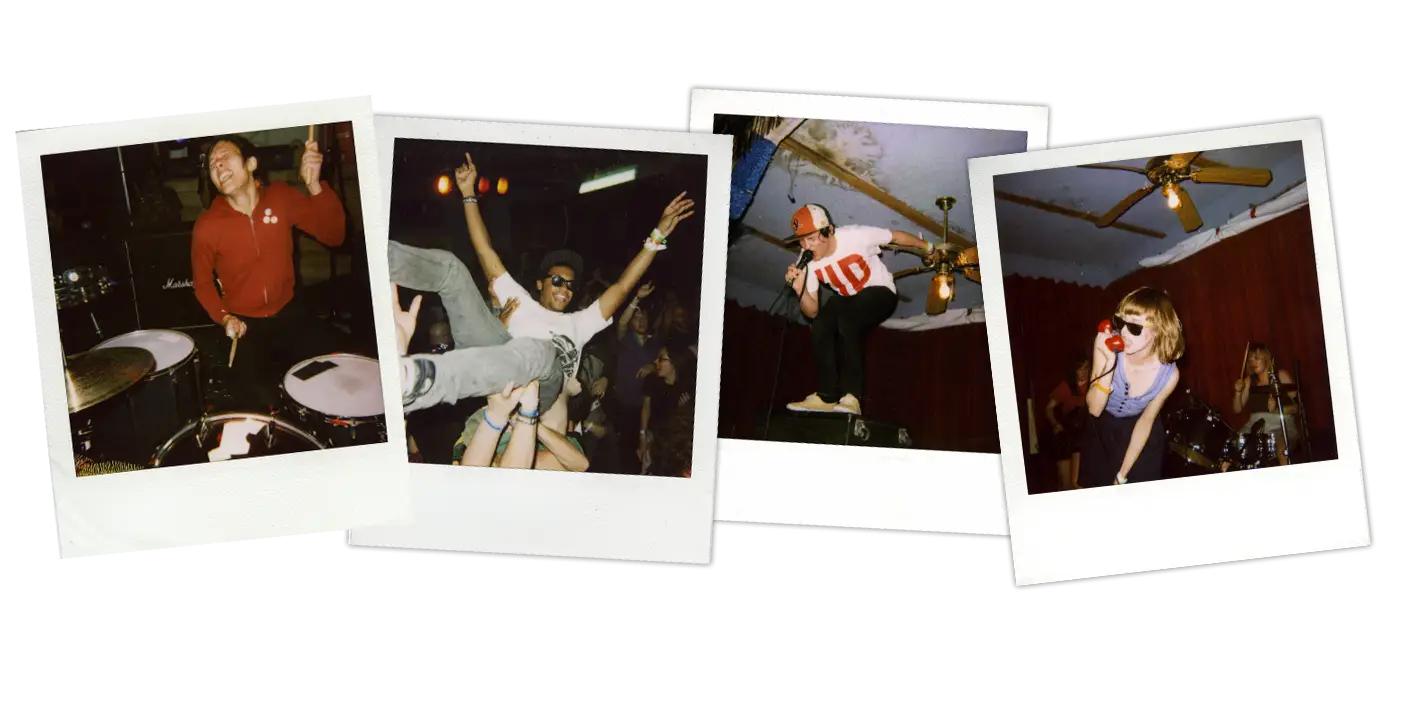 Polaroid Photos of a Band