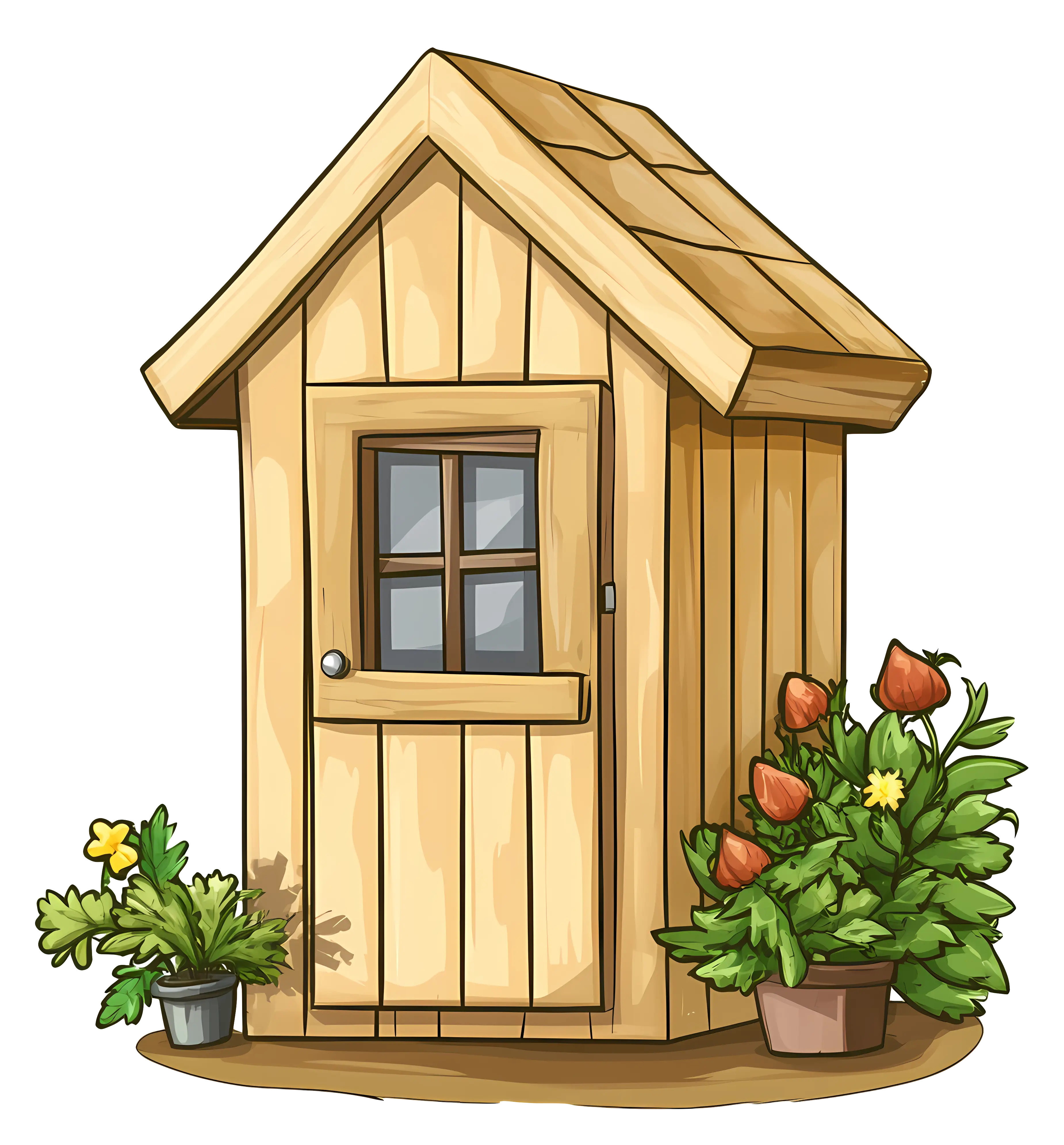 Wooden Garden Shed