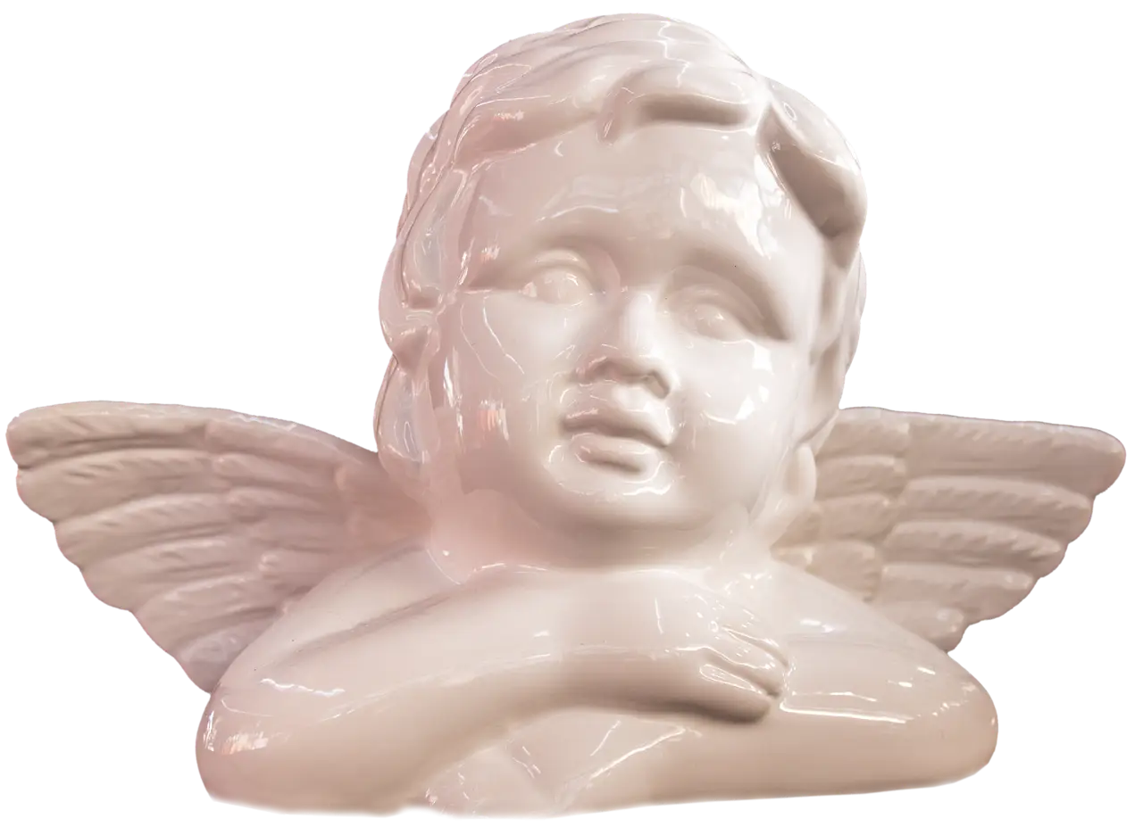 Ceramic Angel Decor Piece