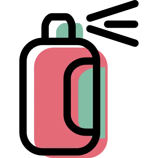 Spray Bottle Icon in Flat Design