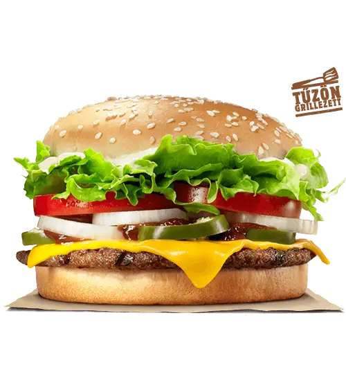 Delicious Cheeseburger with Fresh Garnishes
