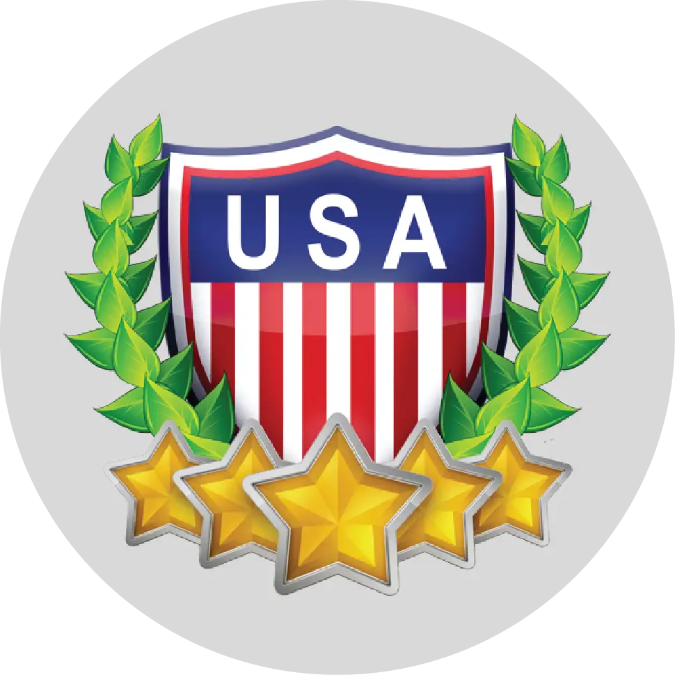 USA Shield with Stars