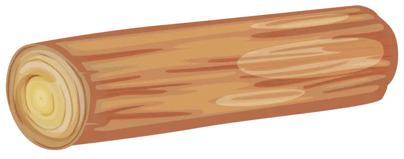 Single Wooden Log