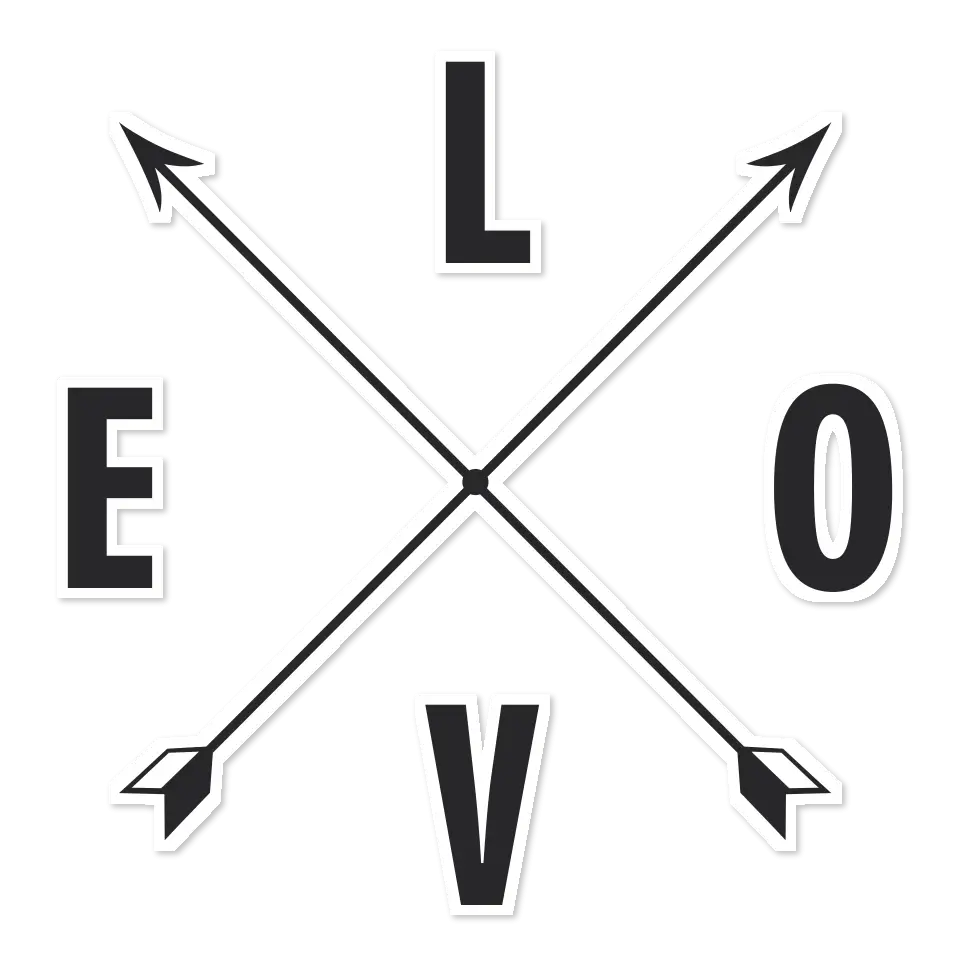 Love Arrows in Black and White