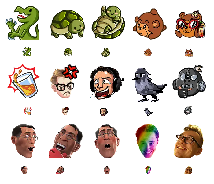 Various Emoji Icons and Expressions