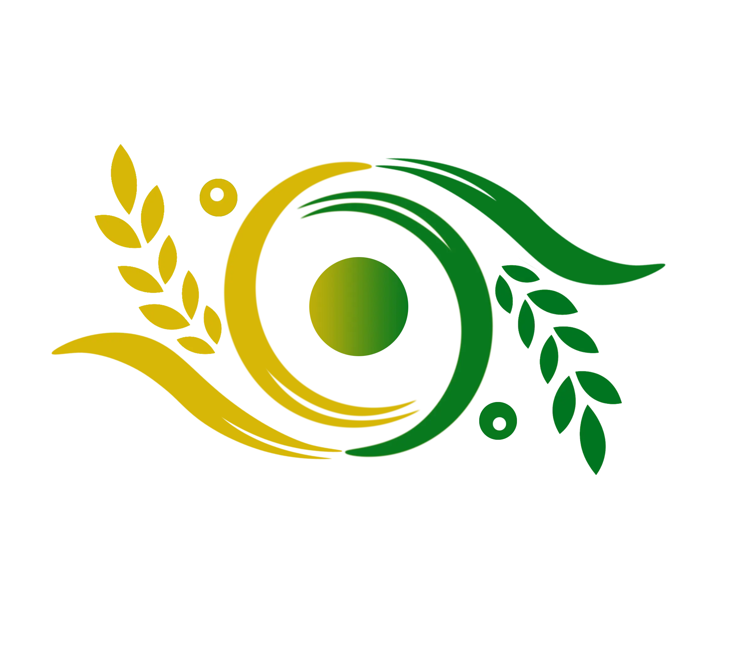 Green and Yellow Abstract Design