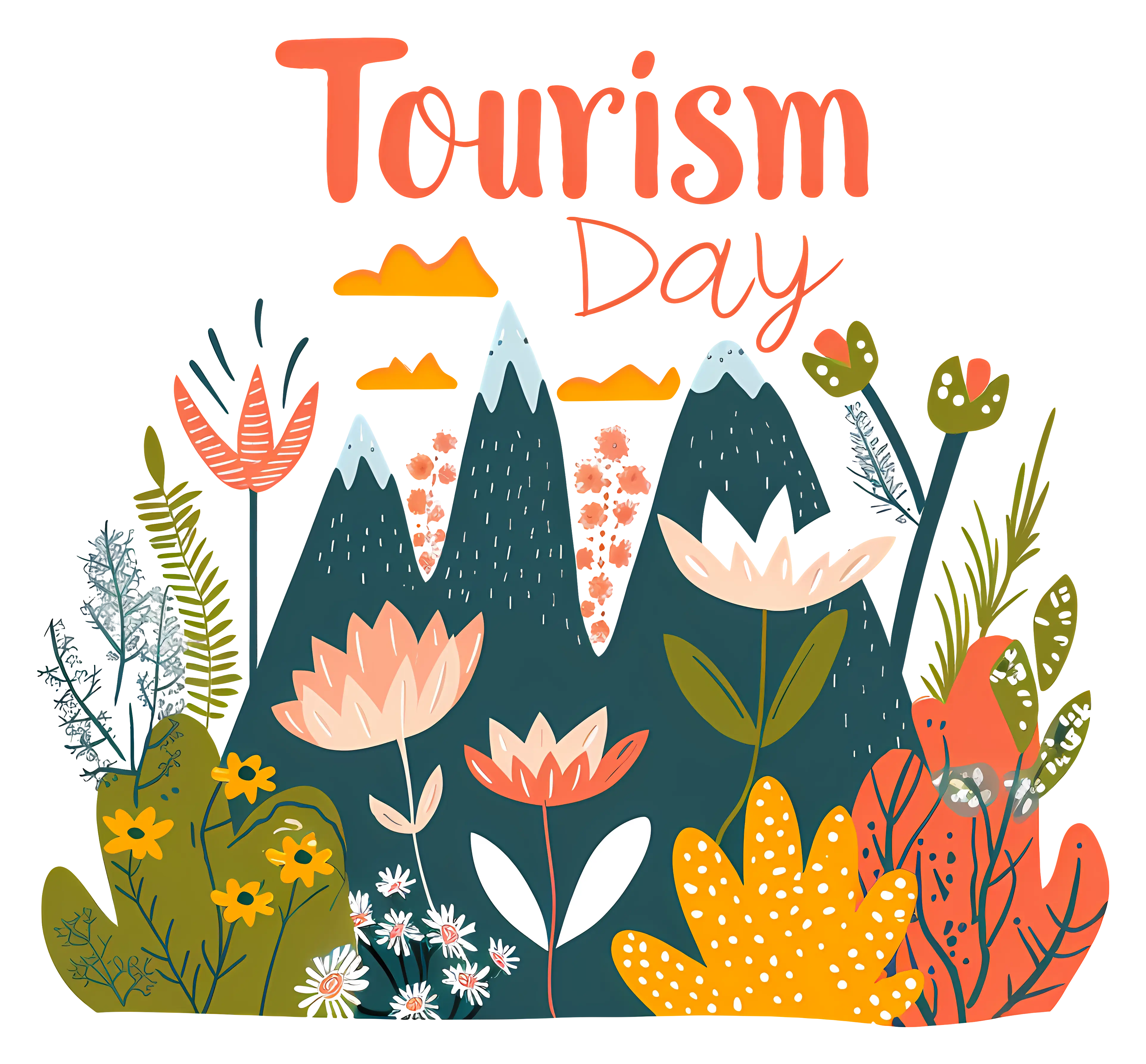 Tourism Day Nature Illustration