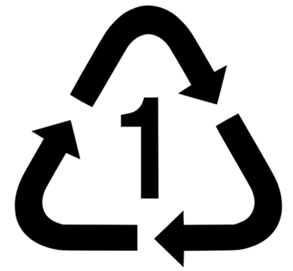 Recycling Symbol with Number One