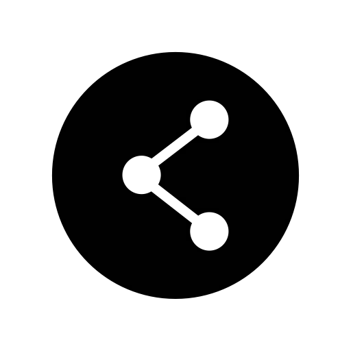 Black Share Icon
