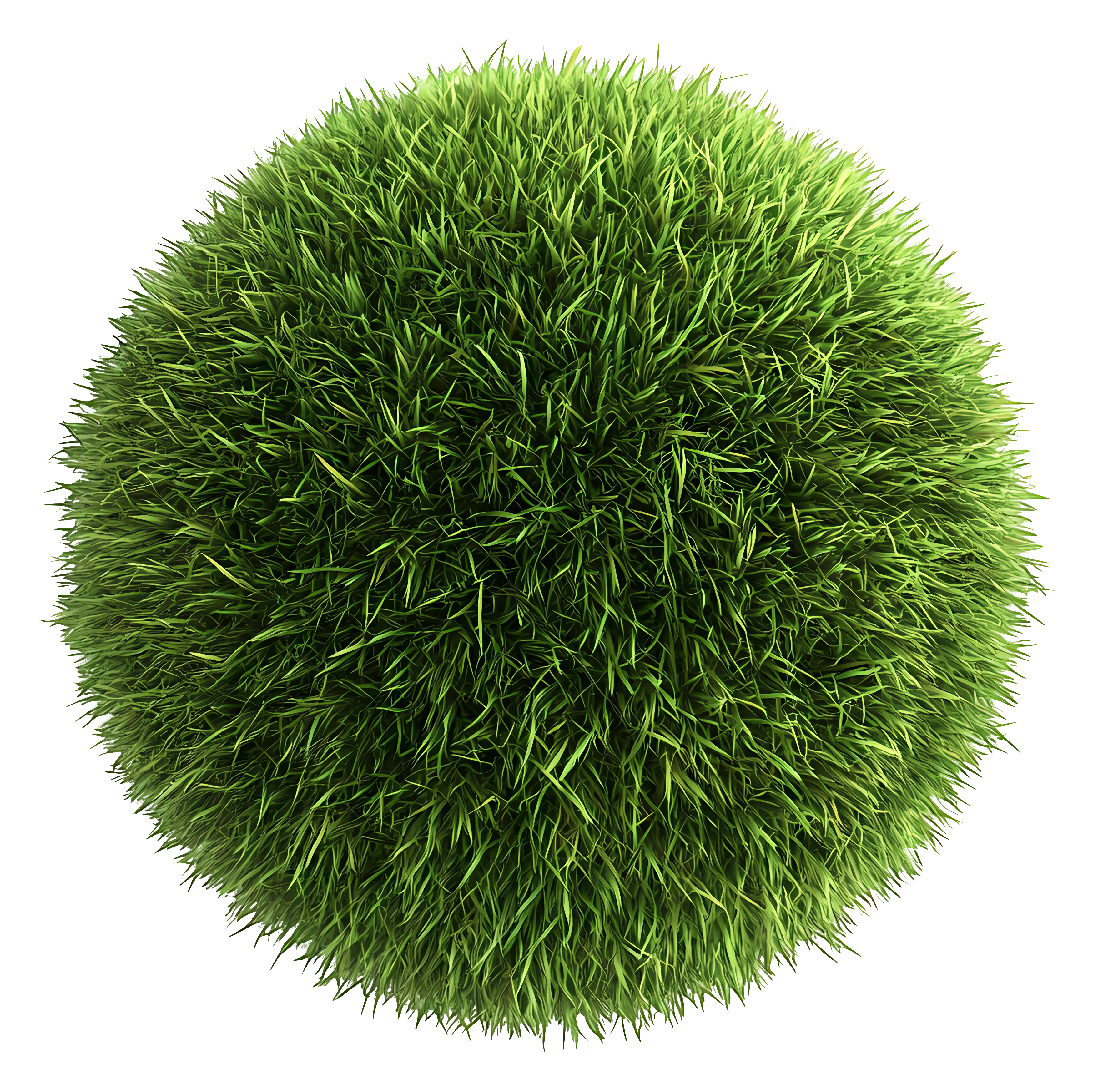 Green Grass Sphere Illustration