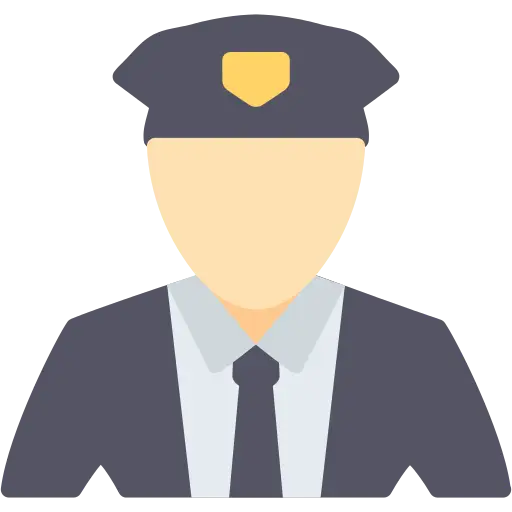 Police Officer Flat Icon