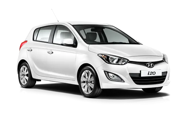 White Compact Car for Urban Travel