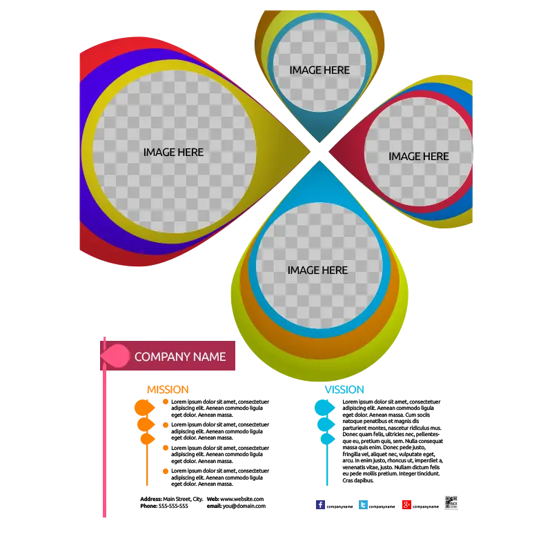 Colorful Company Infographic Template