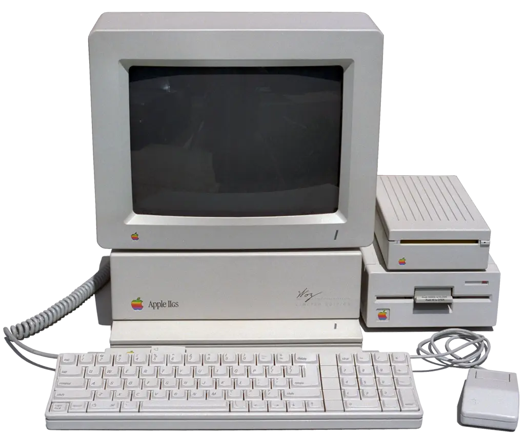 Vintage Computer Illustration for Retro Technology
