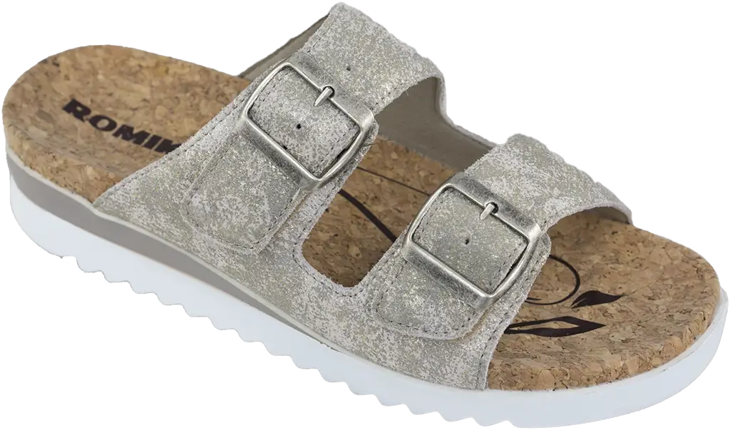 Beige Buckle Strap Sandal