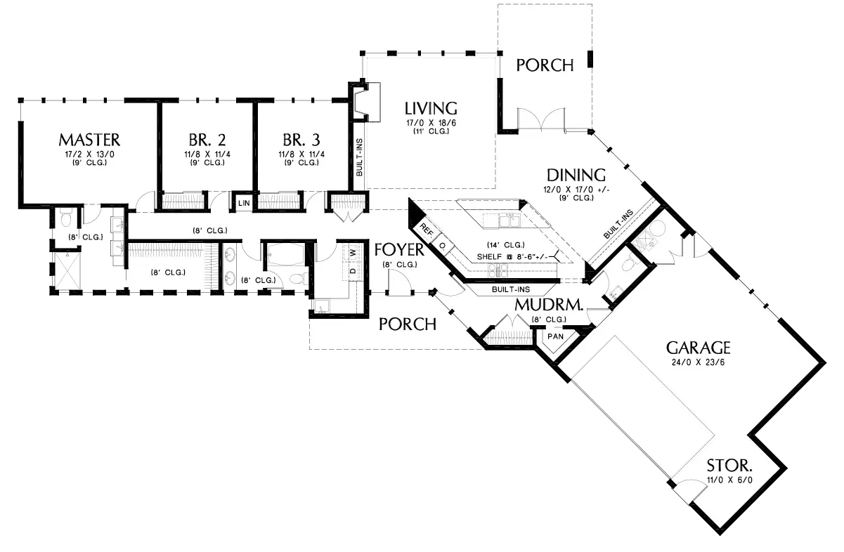 House Floor Plan Diagram