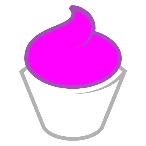 Pink Frosted Cupcake