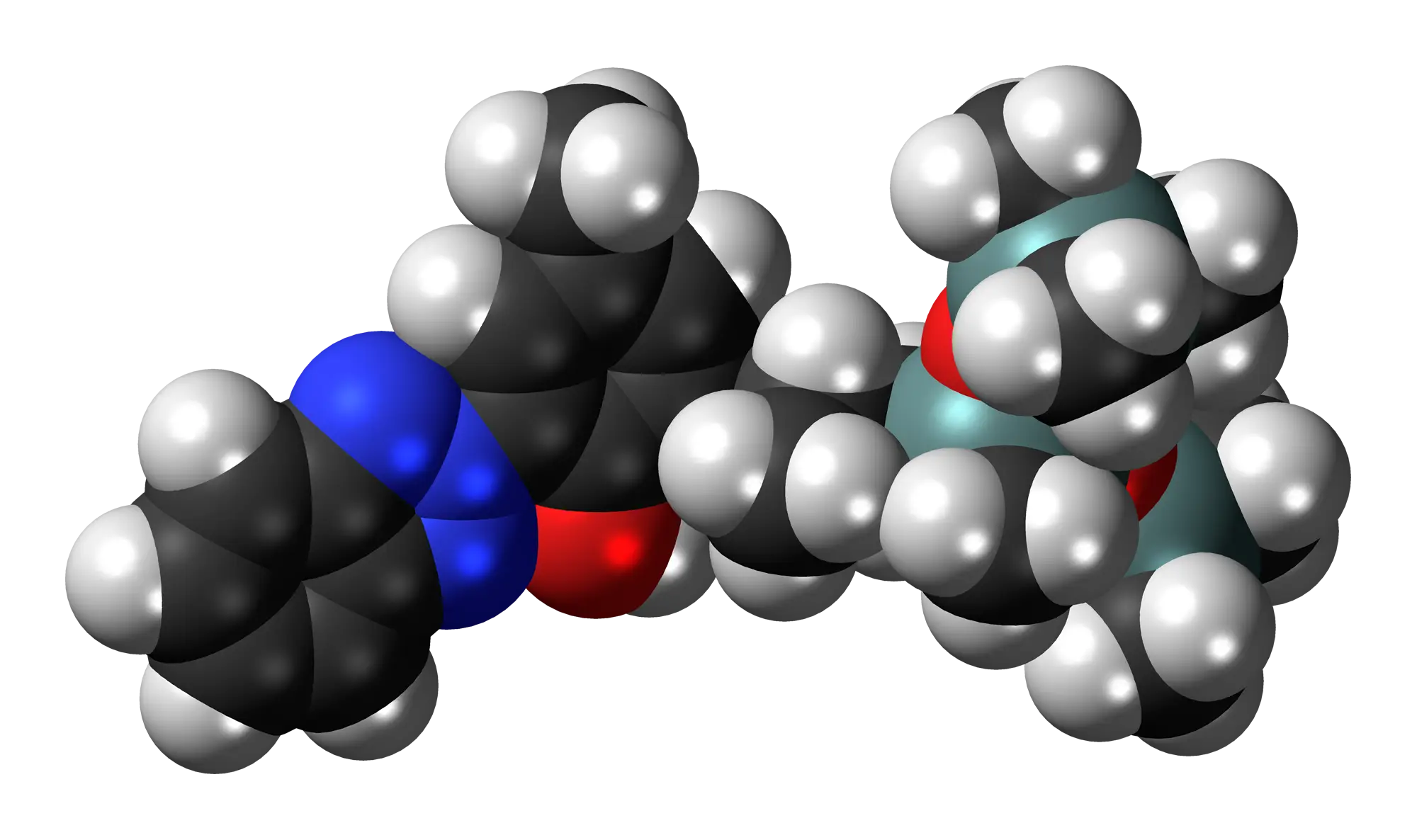 Detailed 3D Chemical Structure Render