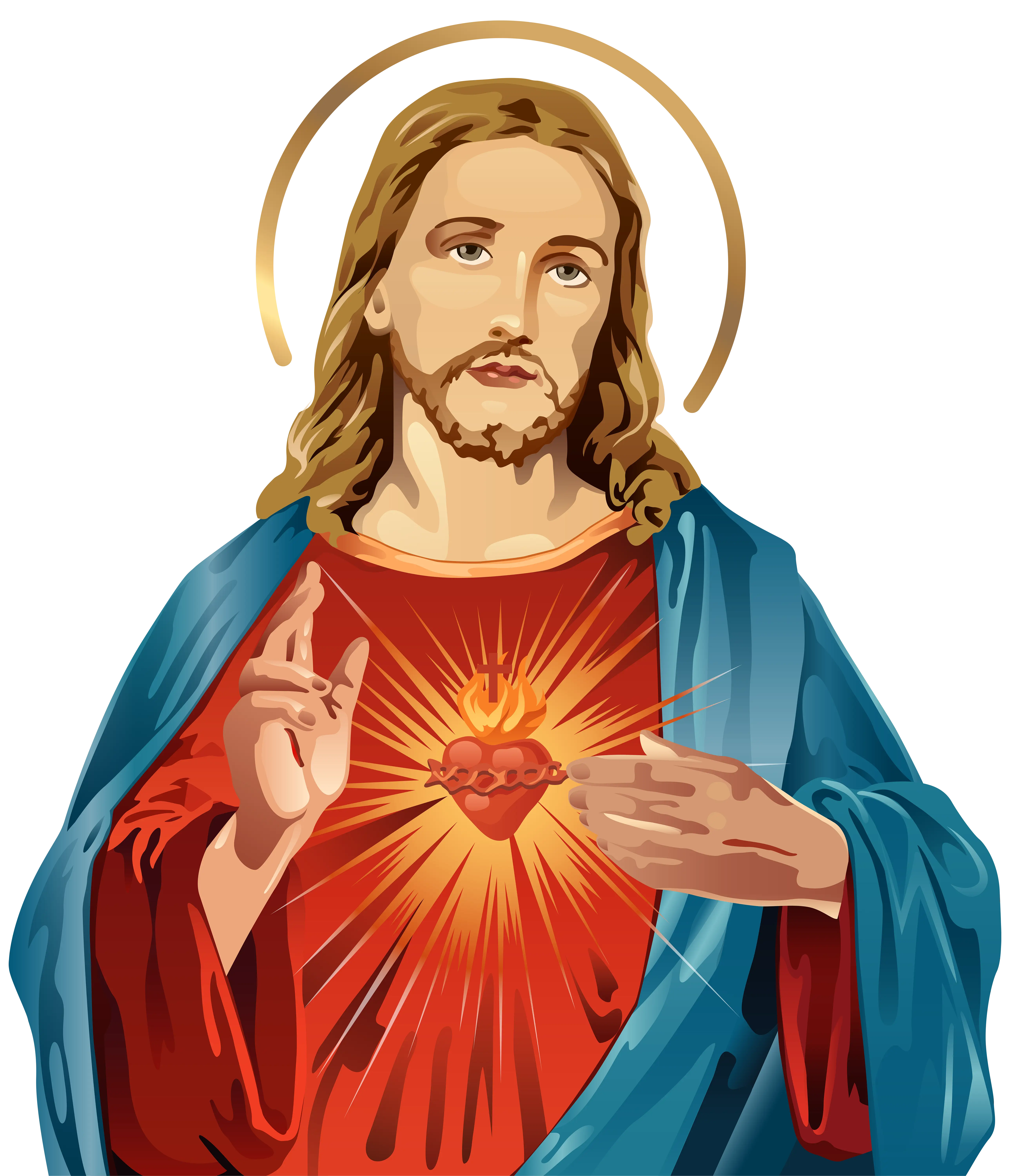 Sacred Heart of Jesus Illustration
