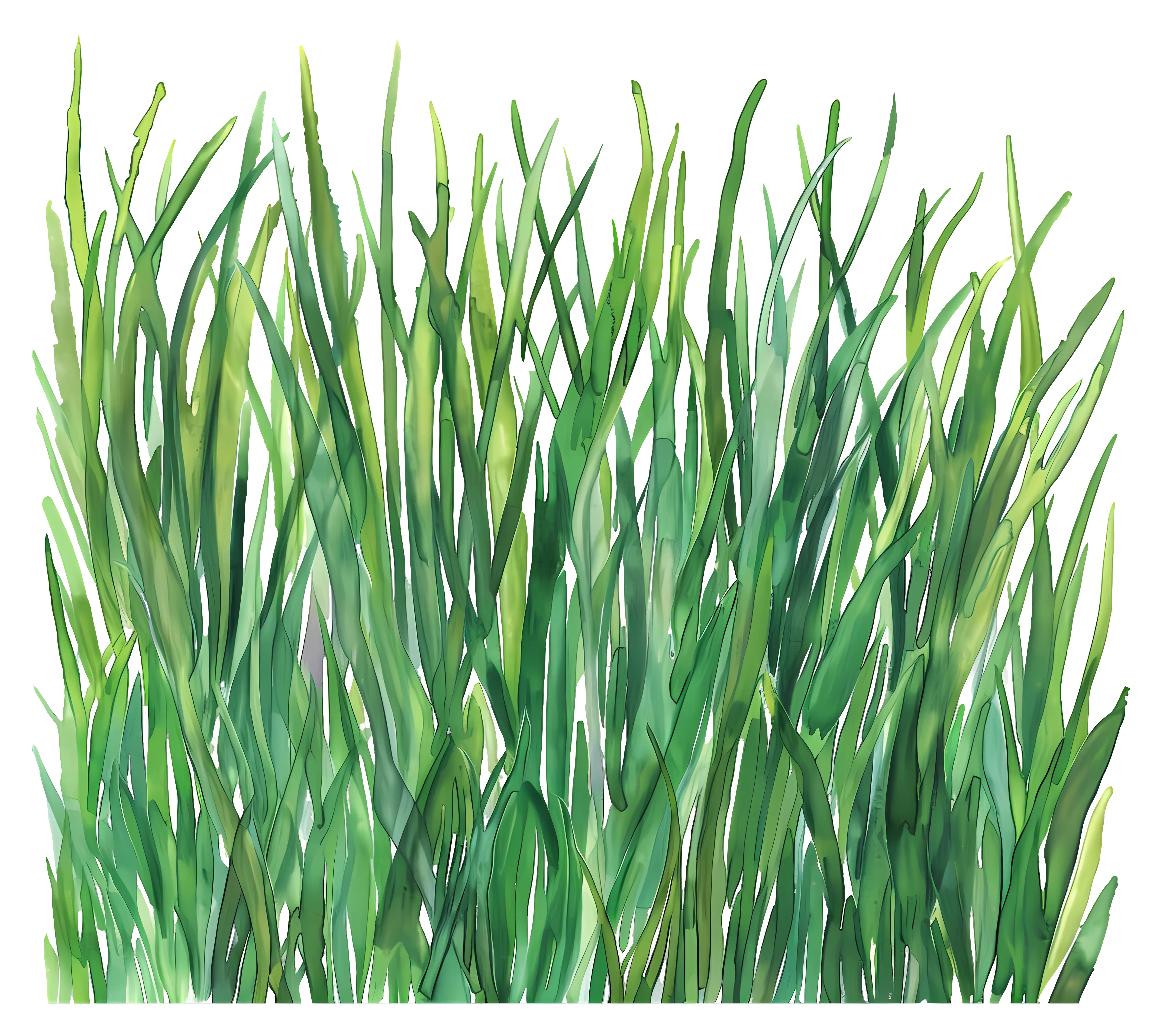 Green Grass Blades