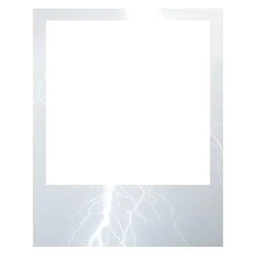 Lightning Themed Photo Frame