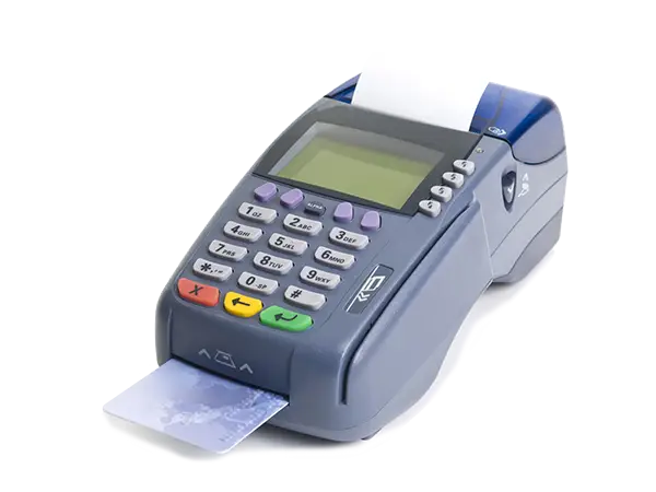 Electronic card payment terminal device