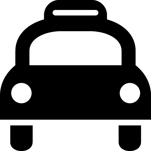 Black Minimalist Car Symbol