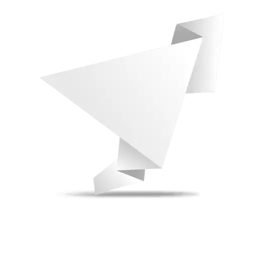 Abstract Folded Paper Triangle Design