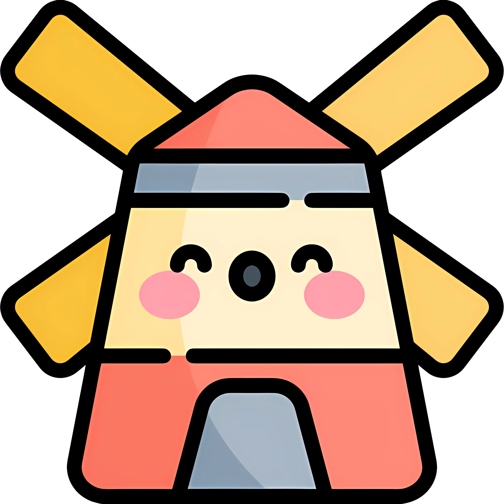 Small cute doodle house
