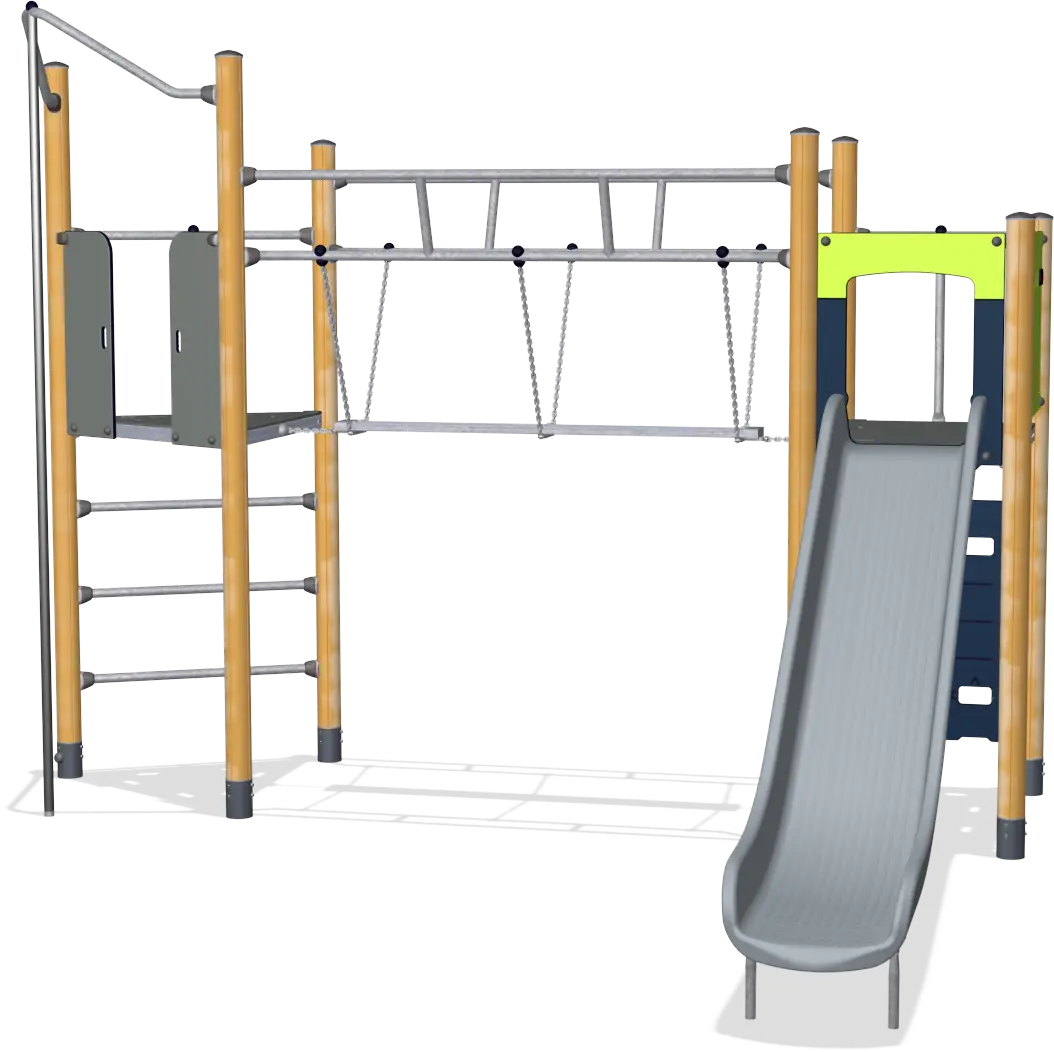 Playground Equipment with Slide