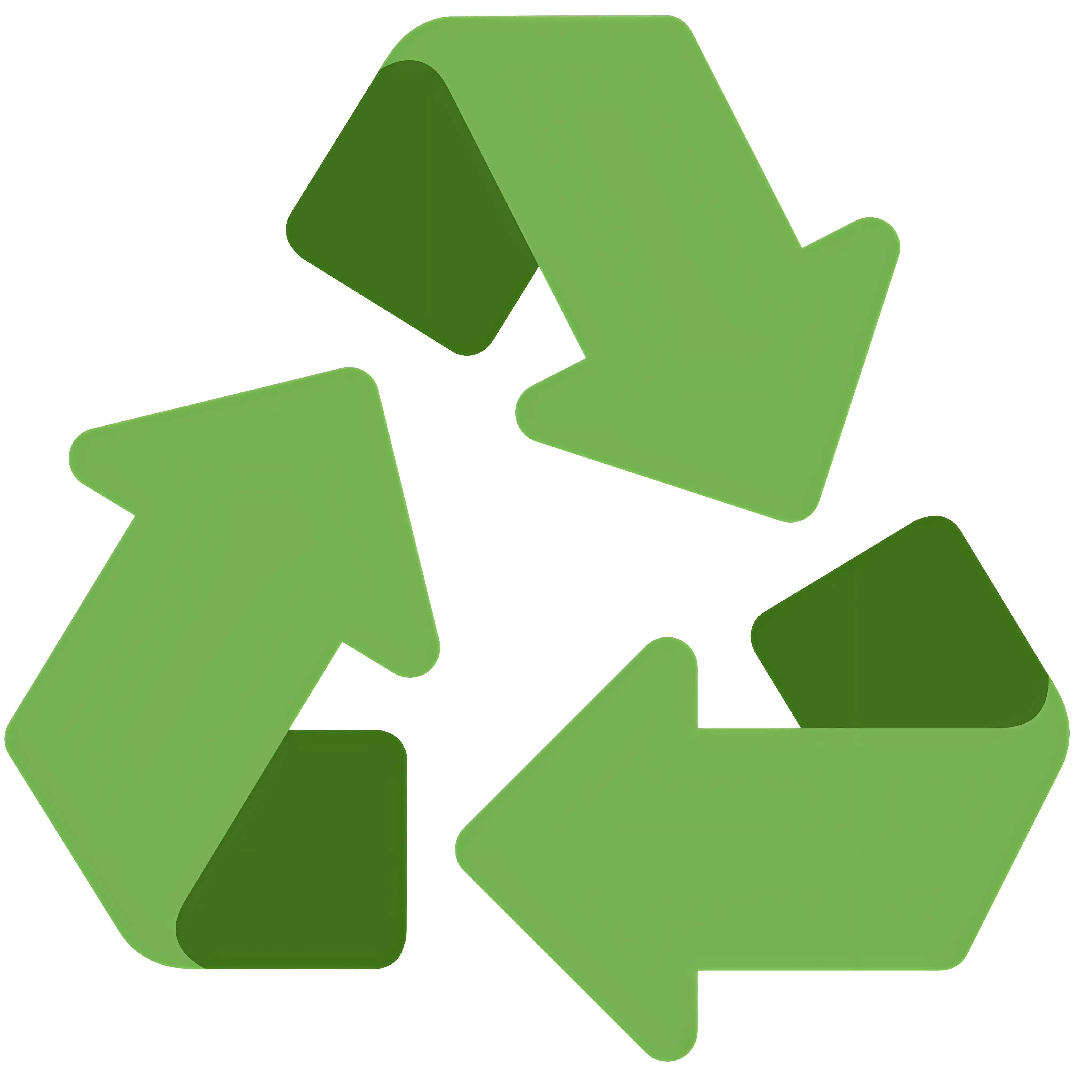 Green Recycling Symbol