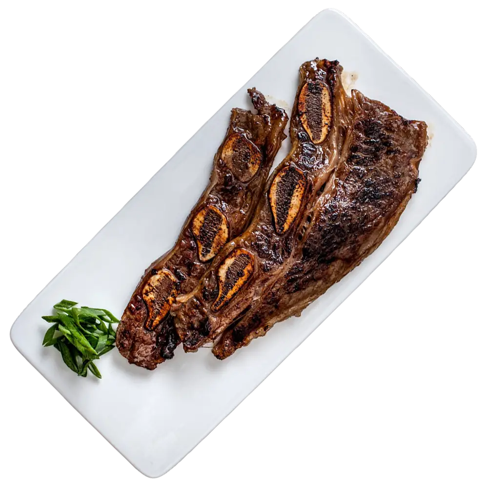 Grilled Meat on a Plate