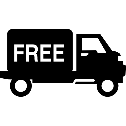 Free Delivery Truck Silhouette