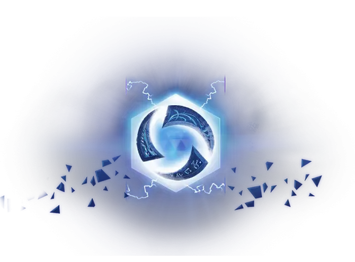 Blue Glowing Modern Logo Design
