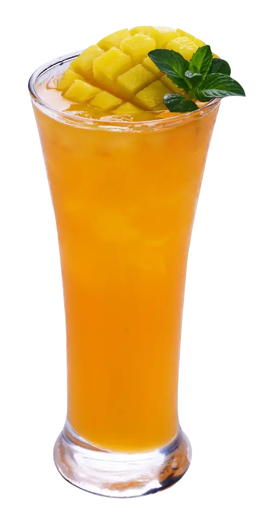 Refreshing Mango Juice in Glass