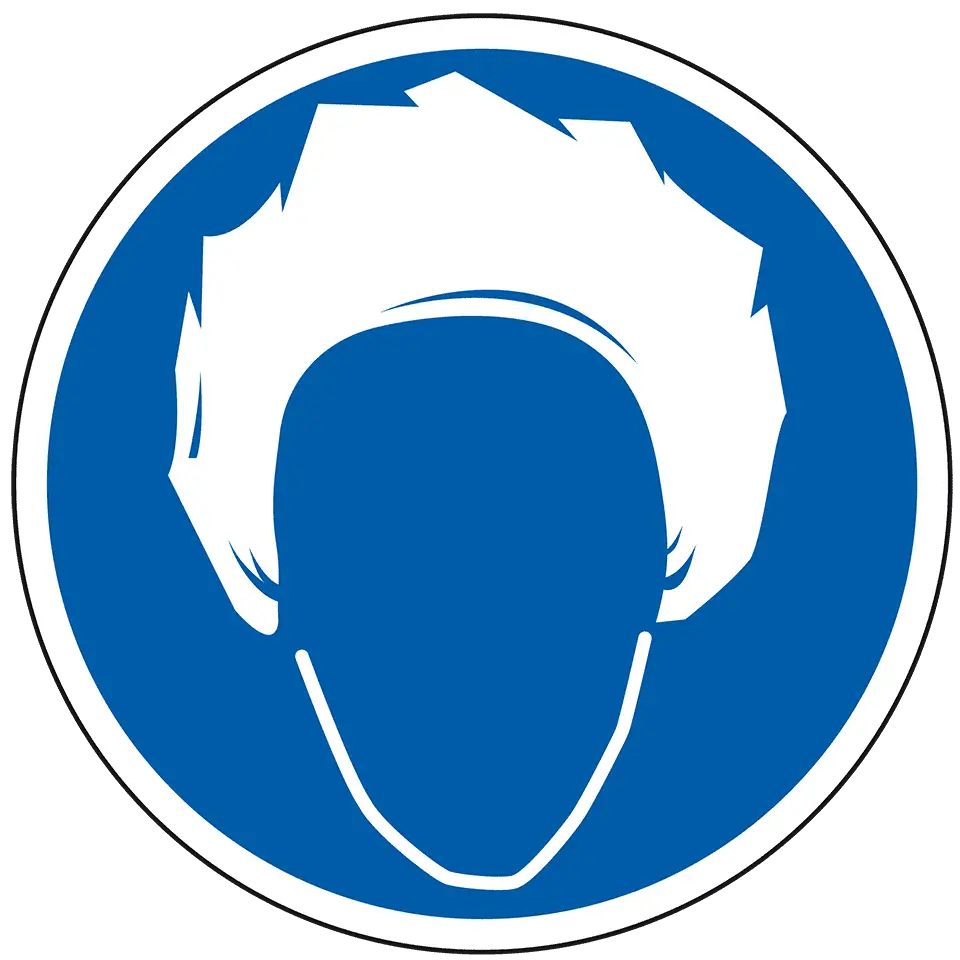Mandatory Head Protection Safety Sign