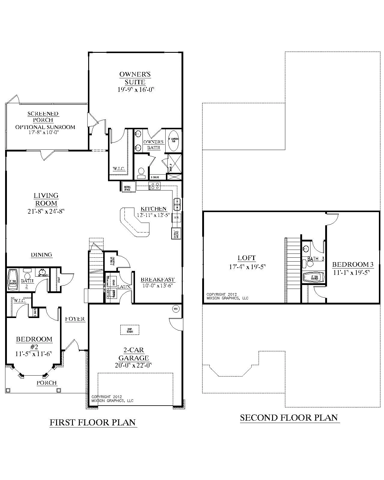 Architectural House Floor Plan