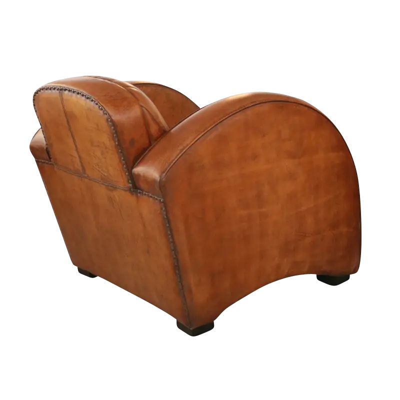 Brown Leather Armchair Design