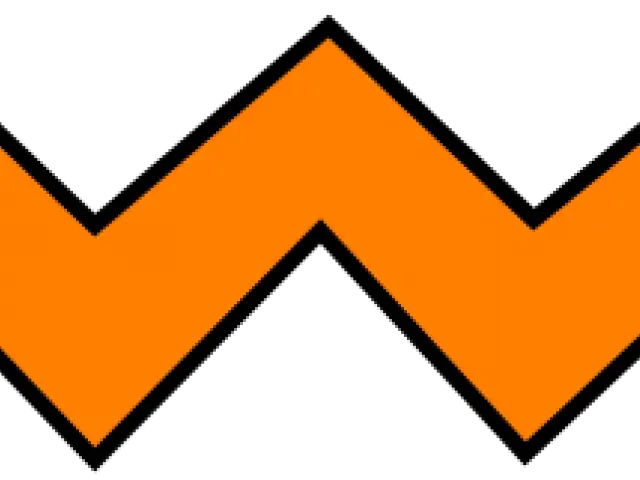 Orange Chevron Pattern