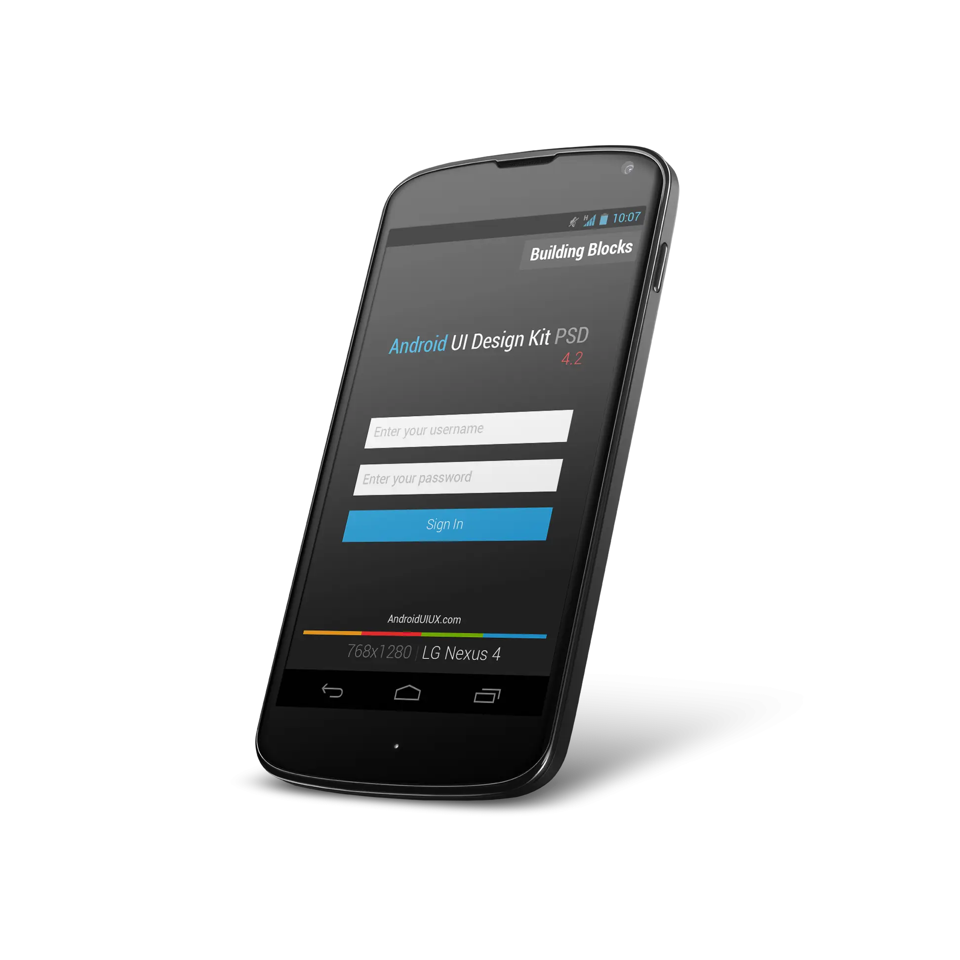 Modern Smartphone with UI Design