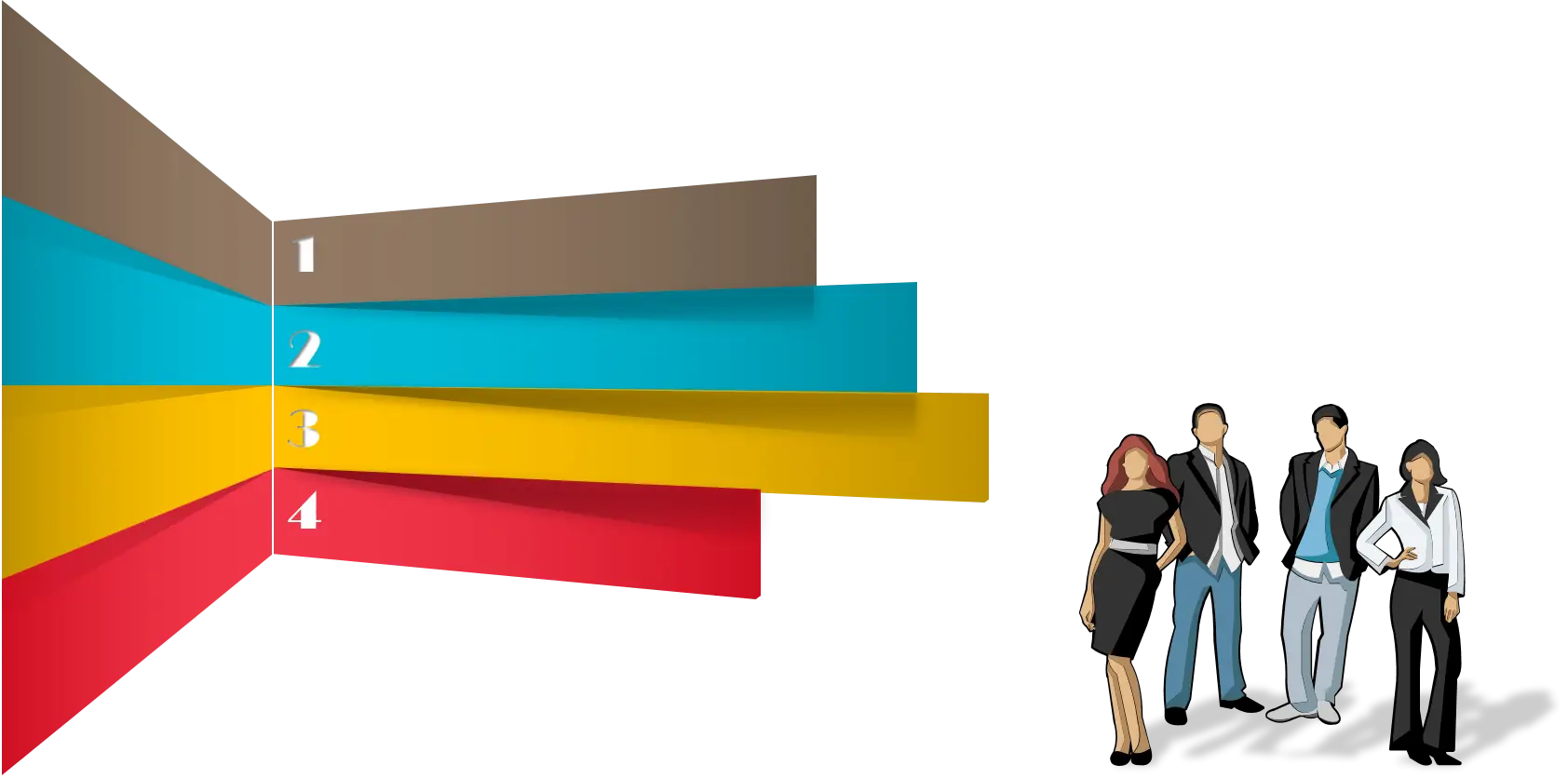 Business Infographic with People