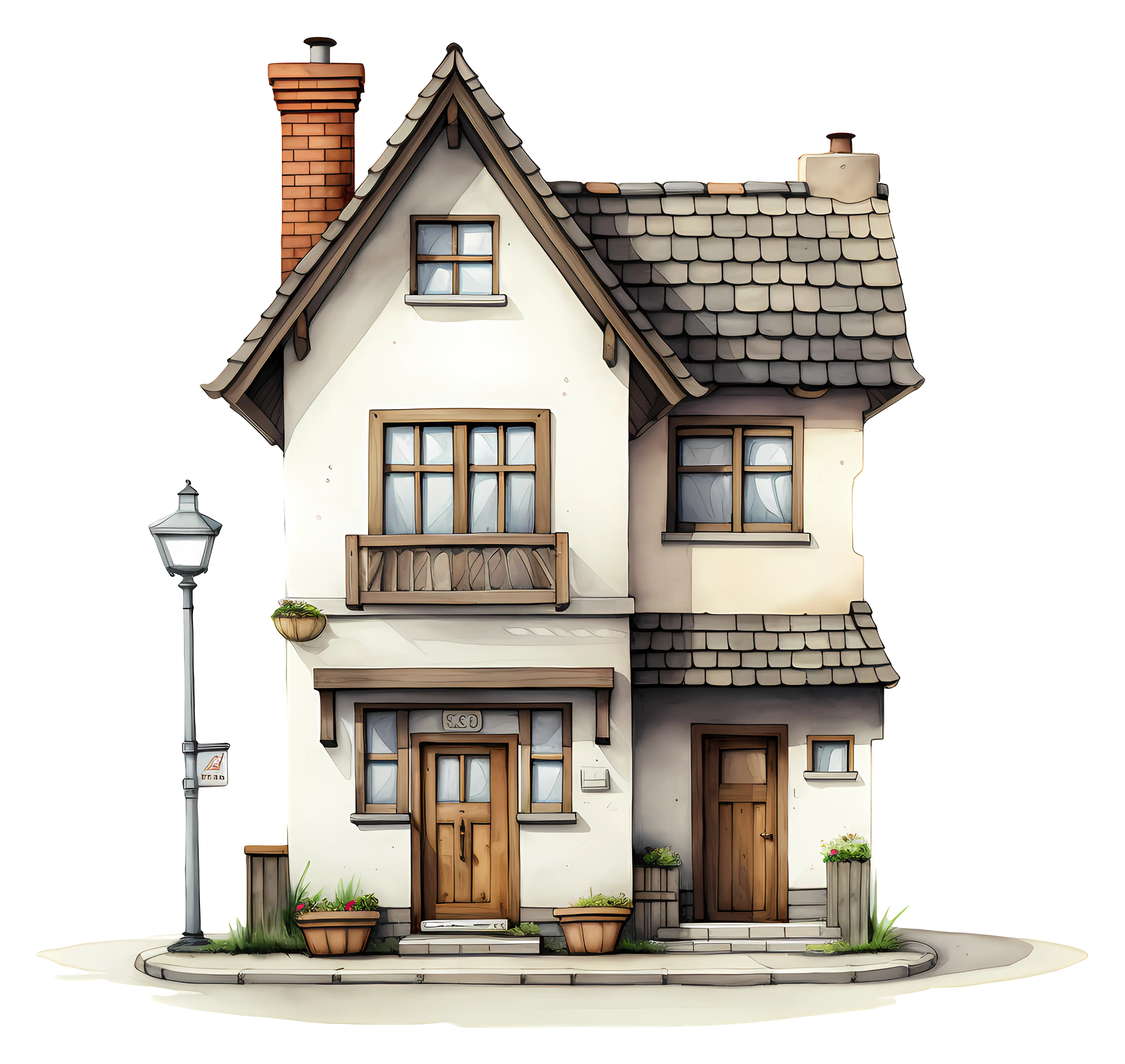 Cute Small House with a Charming Design