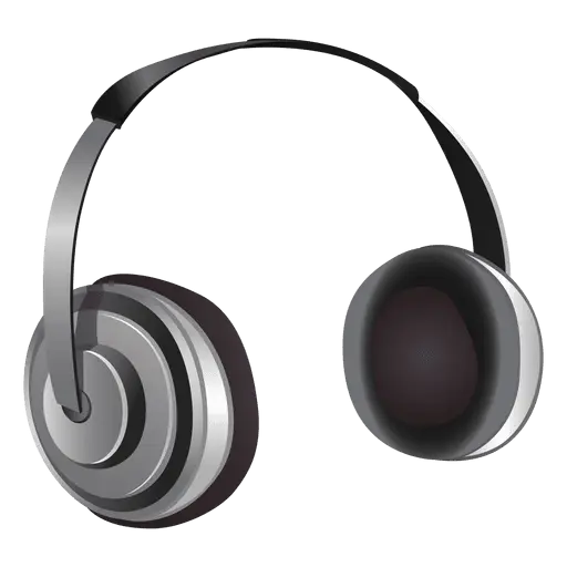 Stylish Gray Headphones