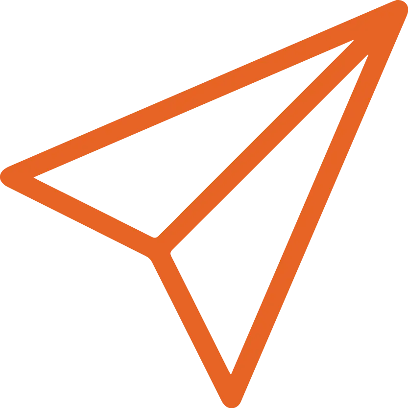 Simple Paper Airplane Illustration