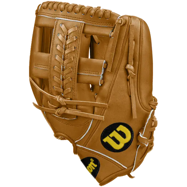Brown Leather Baseball Glove for Professional Use